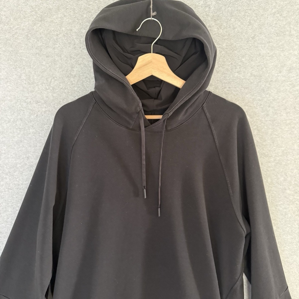Lululemon Mens City Sweat Pullover Hoodie Black Size 2XL Gym Work Run Athleisure - Picture 4 of 9